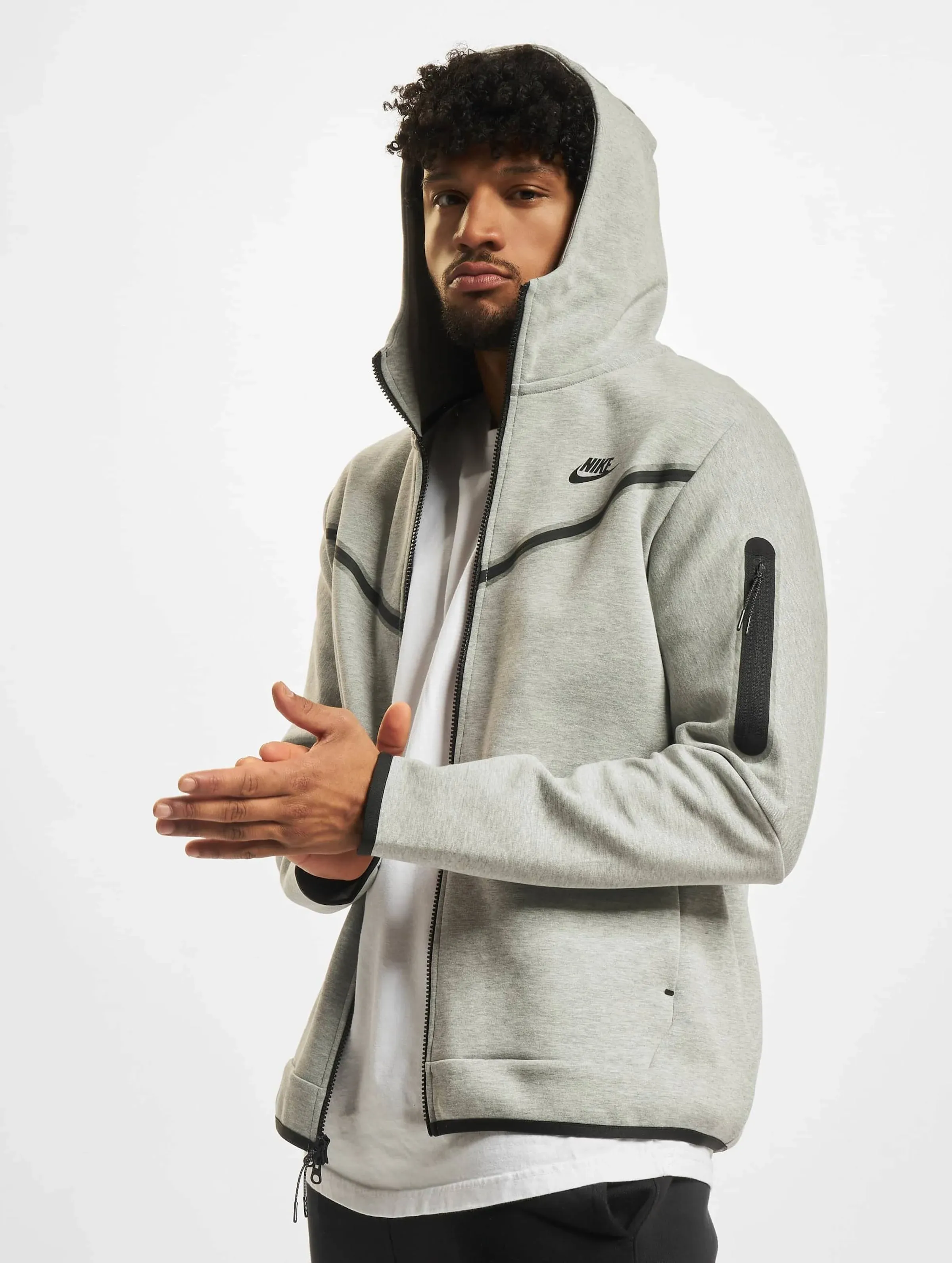 Nike Tech Fleece Hoodie - Grau - Größe XS