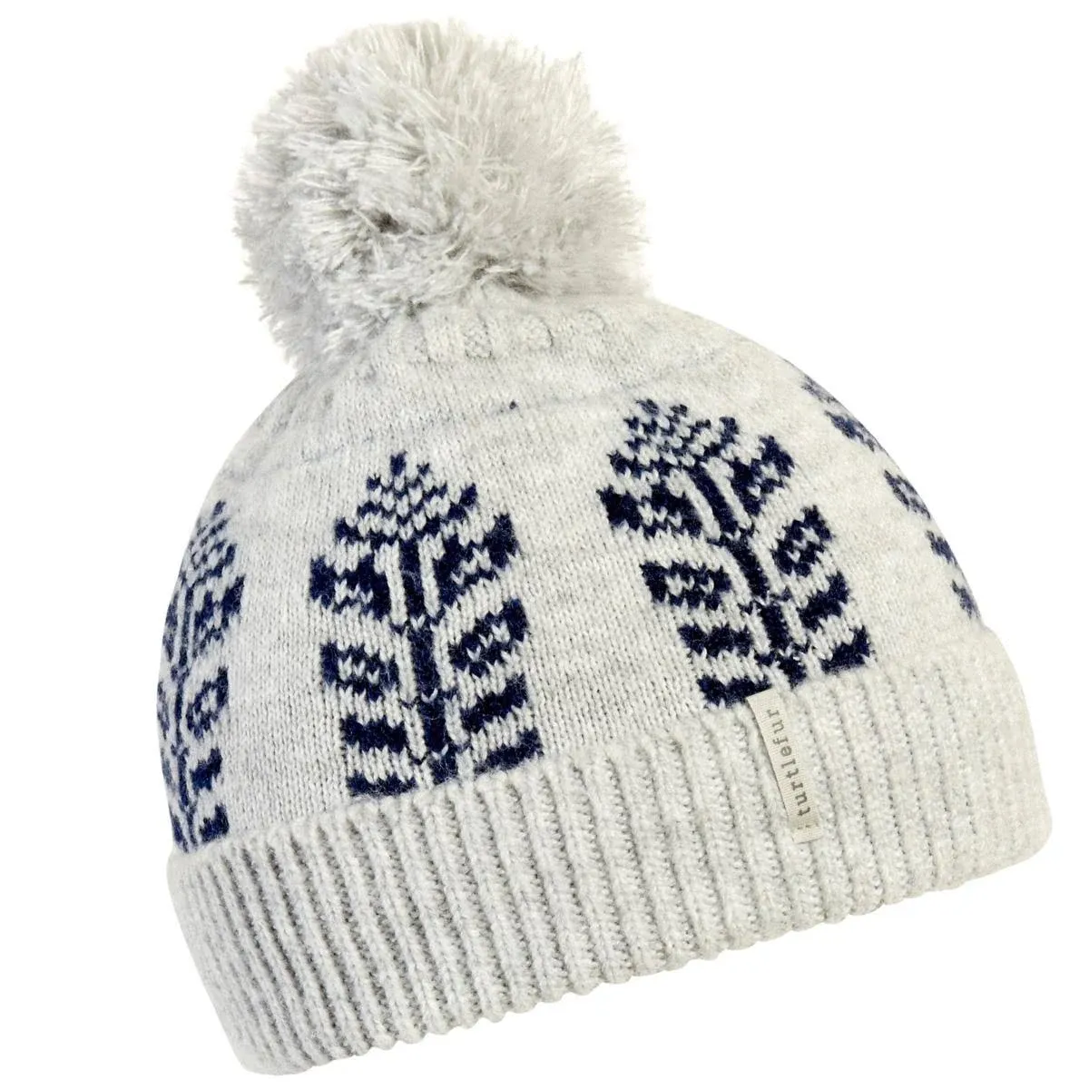 Turtle Fur Women's Recycled Freya Pom Beanie Ash