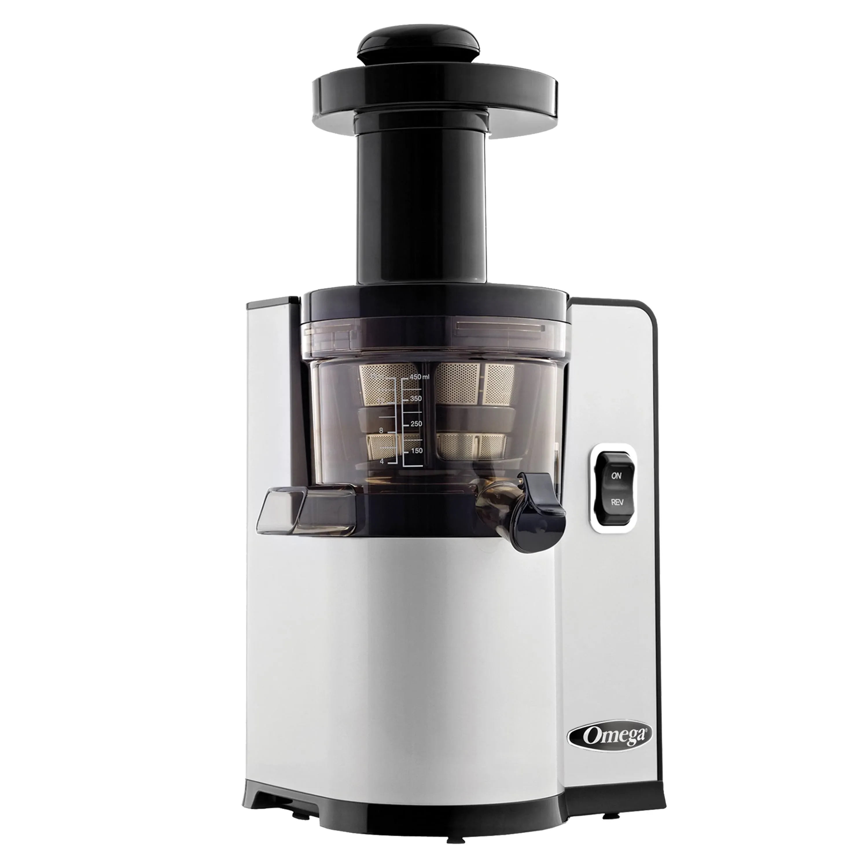 Omega Vertical Slow Masticating Silver Juicer - VSJ843QS