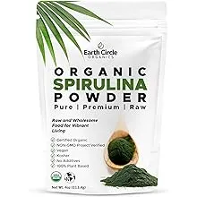 Earth Circle Organics, Organic Spirulina Powder, 4 oz (113 g)