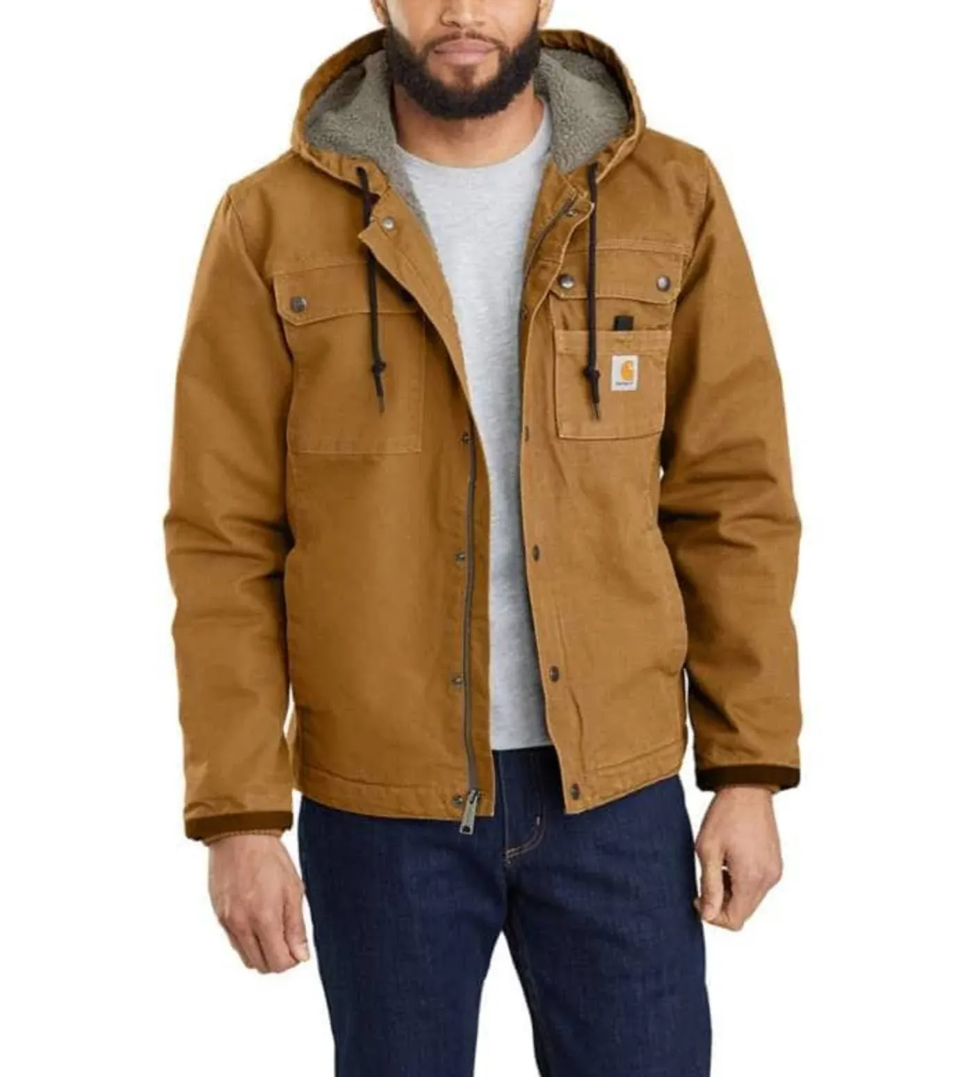 Men&#39;s Carhartt Relaxed Fit Washed Duck Utility Jacket