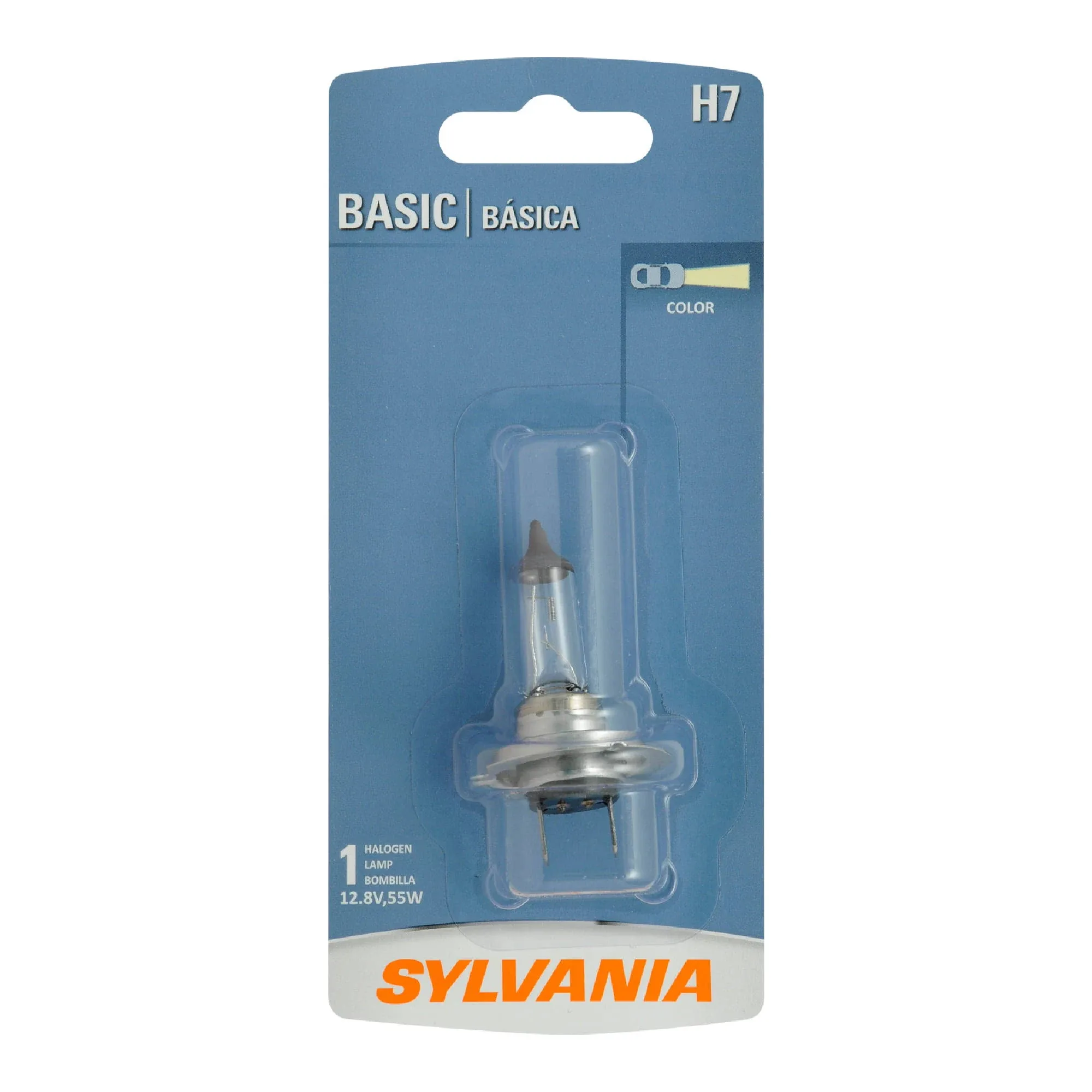 Sylvania H7 Basic: Halogen Headlight Bulb, H7.BP