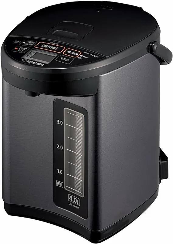 Micom Water Boiler & Warmer 4L (135oz) Metallic Black