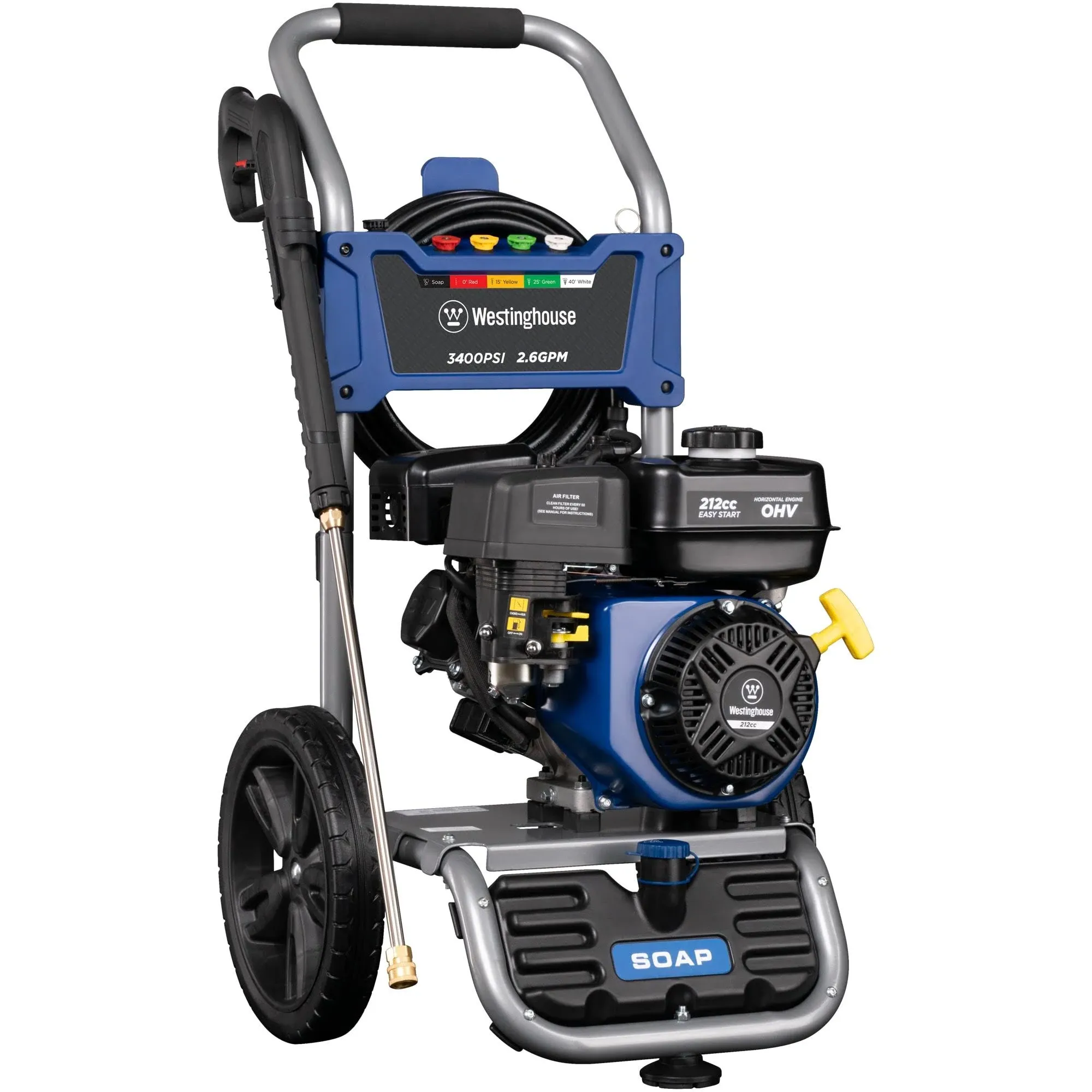 Westinghouse WPX3400 PSI 2.6-GPM Cold Water Gas Pressure Washer