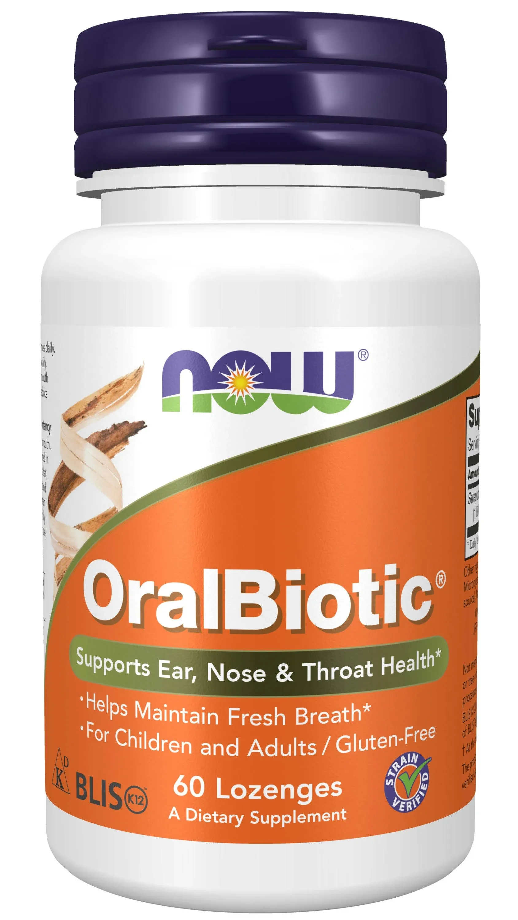 Now OralBiotic 60 Lozenges