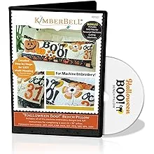 Kimberbell - Halloween Boo! Bench Pillow Machine Embroidery CD