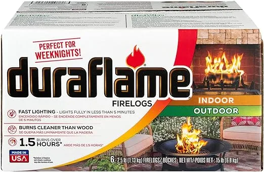 Duraflame 625 2.5lb Firelog - 6 Counts