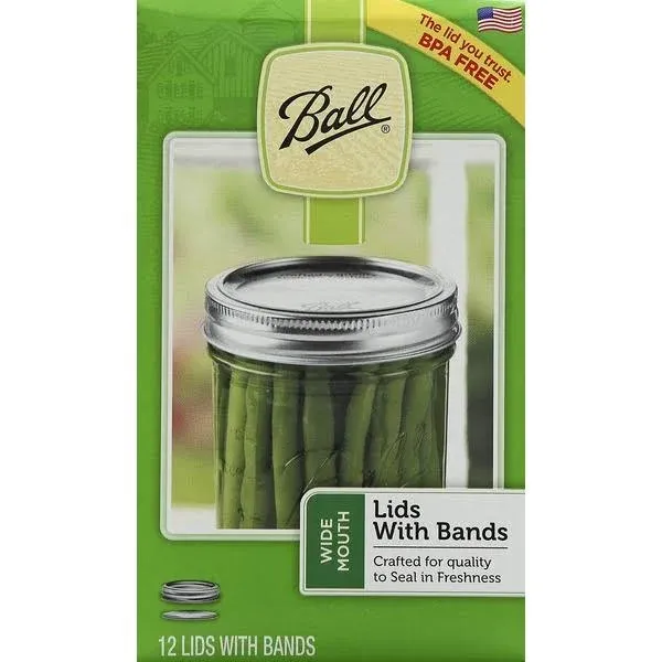 Ball Wide Mouth Canning Lid 4.8 oz. 12 PK