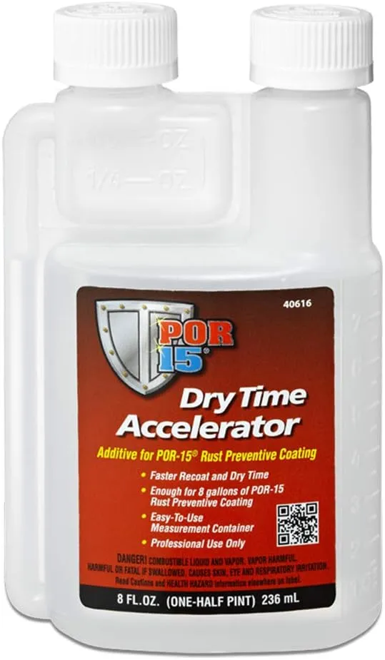 POR-15 Dry Time Accelerator Additive for Rust Preventive Coating 8oz New