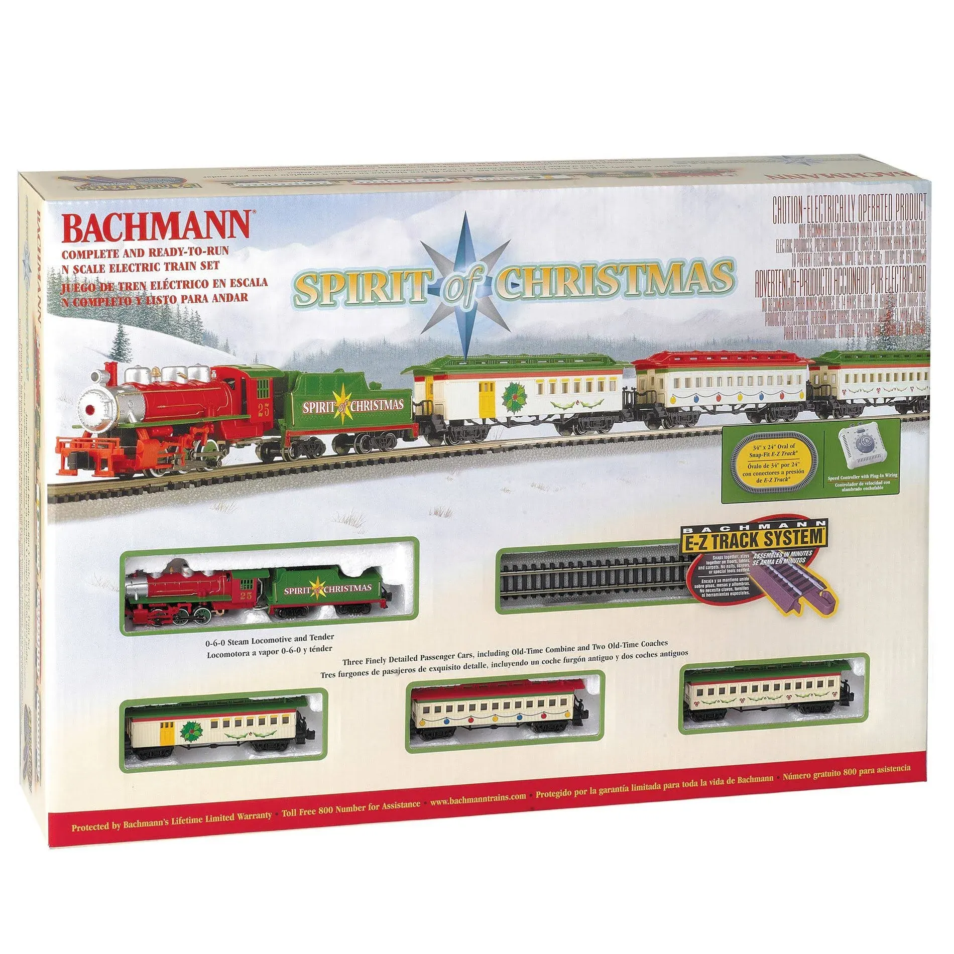 Bachmann Spirit of Christmas N Scale Trane Set