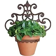 Oakestry SFR-06C-2 Clamp-On Flowerpot Ring, Black