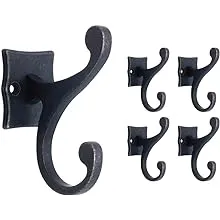 (5 Pack) Brainerd Double Scroll Hook, Tumbled Dark Gunmetal LQ-111444