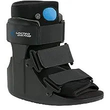 United Ortho Usa14107 Air Cam Walker Fracture Boot, Large, Black