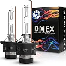 DMEX D2S - 35W - 4300K Warm White Xenon Headlight HID Bulbs 85122 66240 66040 66240CBI Replacement - Pack of 2