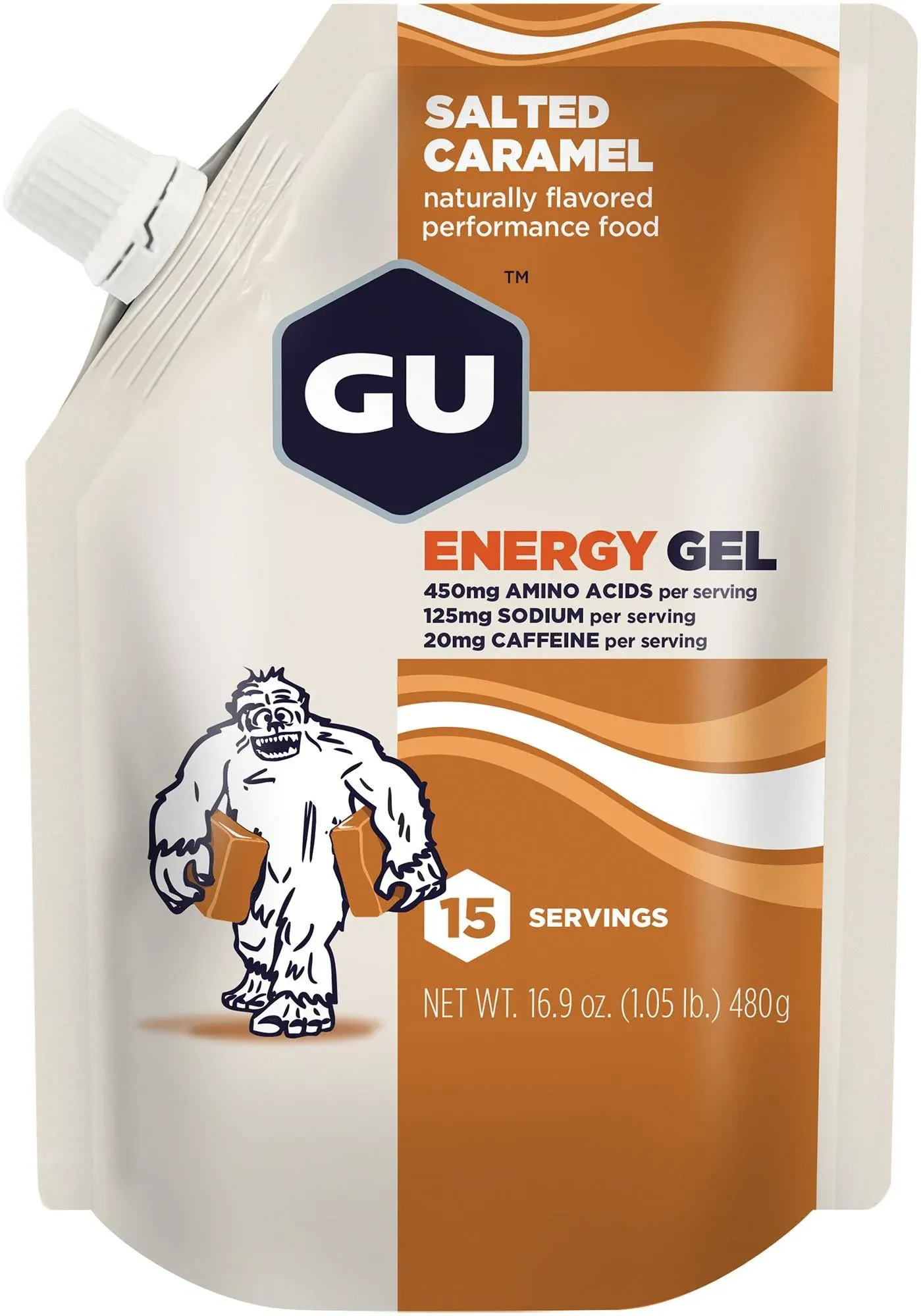 GU Energy Gel 15 Serving Vanilla Bean