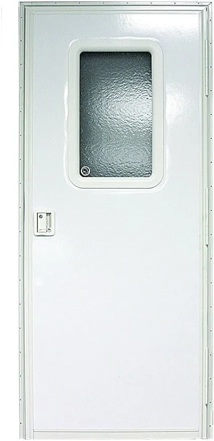 Lippert RH Square Entry Door, Polar White, V000042625