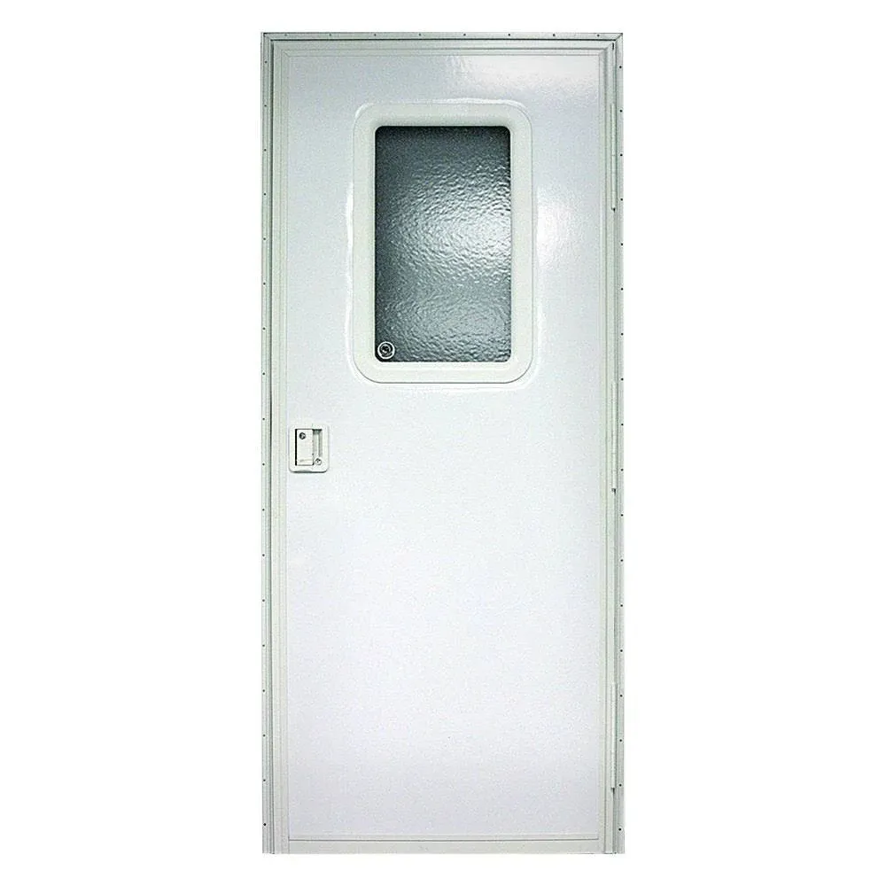 Lippert V000042625 24in X 76in Rh Square Entry Door Polar White