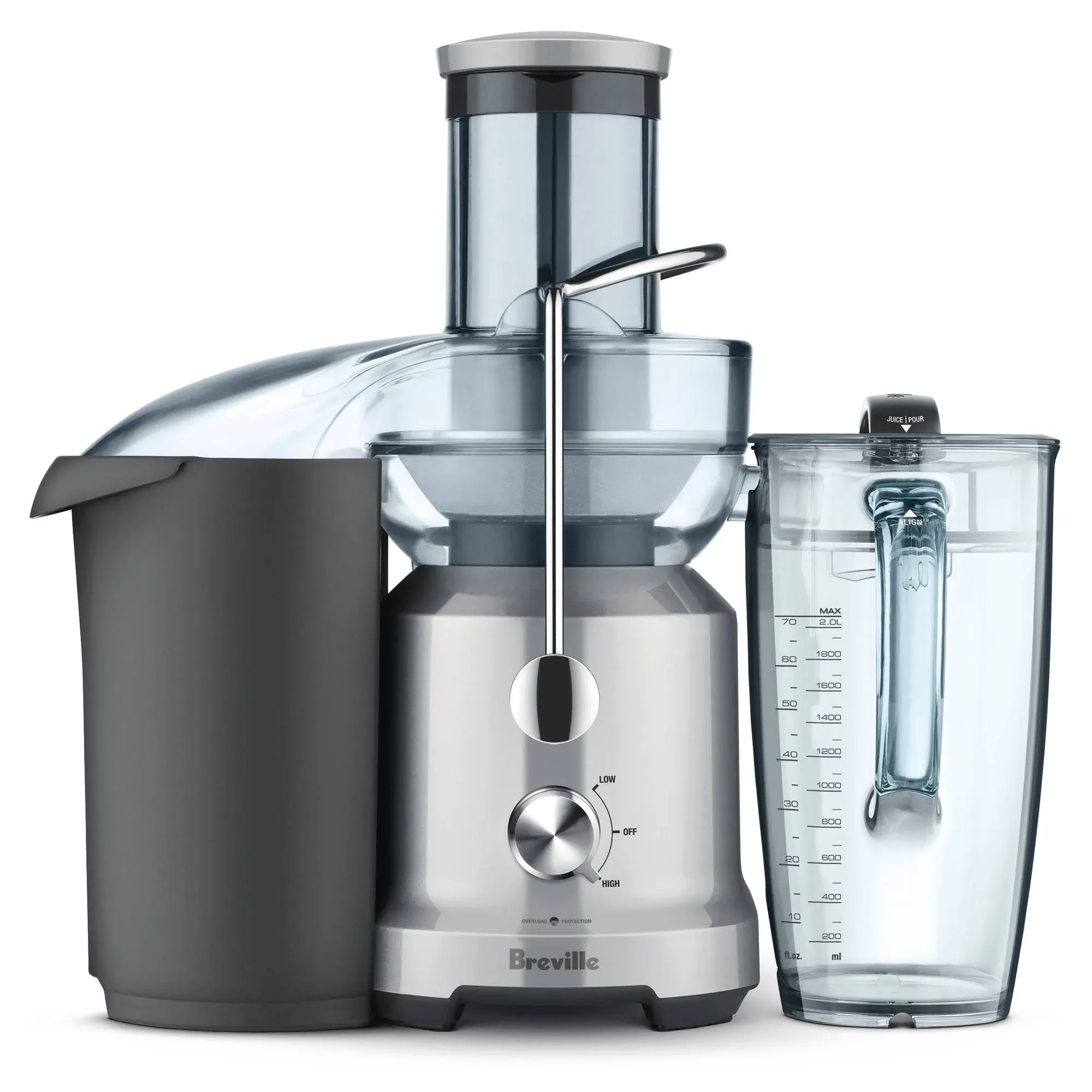 Breville Juice Fountain Cold Juicer - Silver