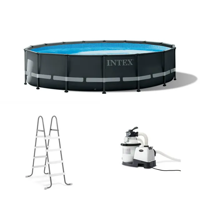 Intex Ultra XTR 16ft x 48in Above Ground Pool Set with Pump and Cleaner Vacuum