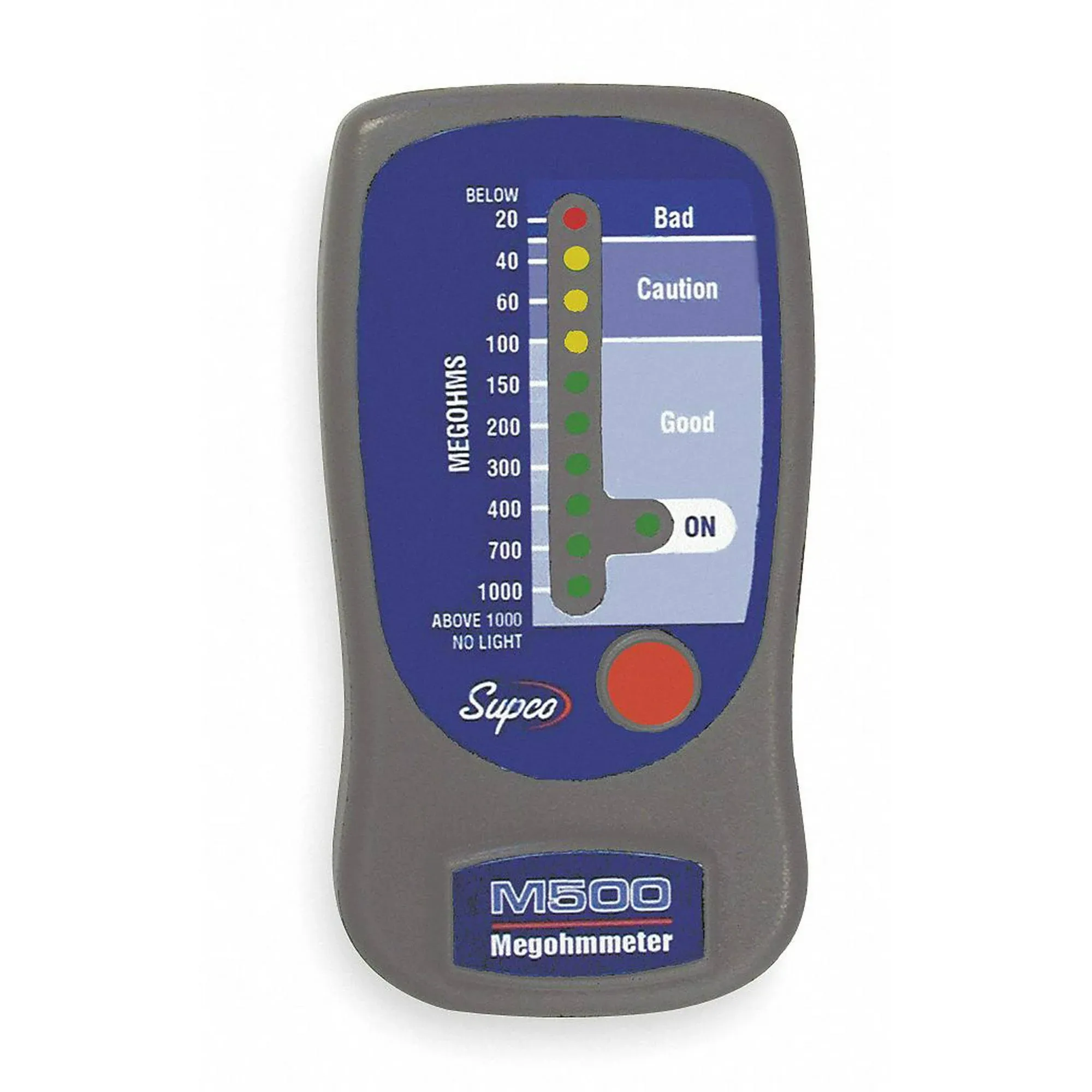 Supco M500 Insulation Tester/Electro<wbr/>nic Megohmmeter with Soft Carrying Case, 0