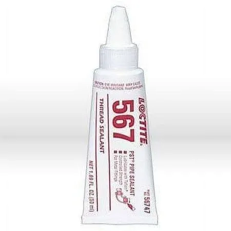 Loctite 2087067 567 Thread Sealant 50 ml Tube, White