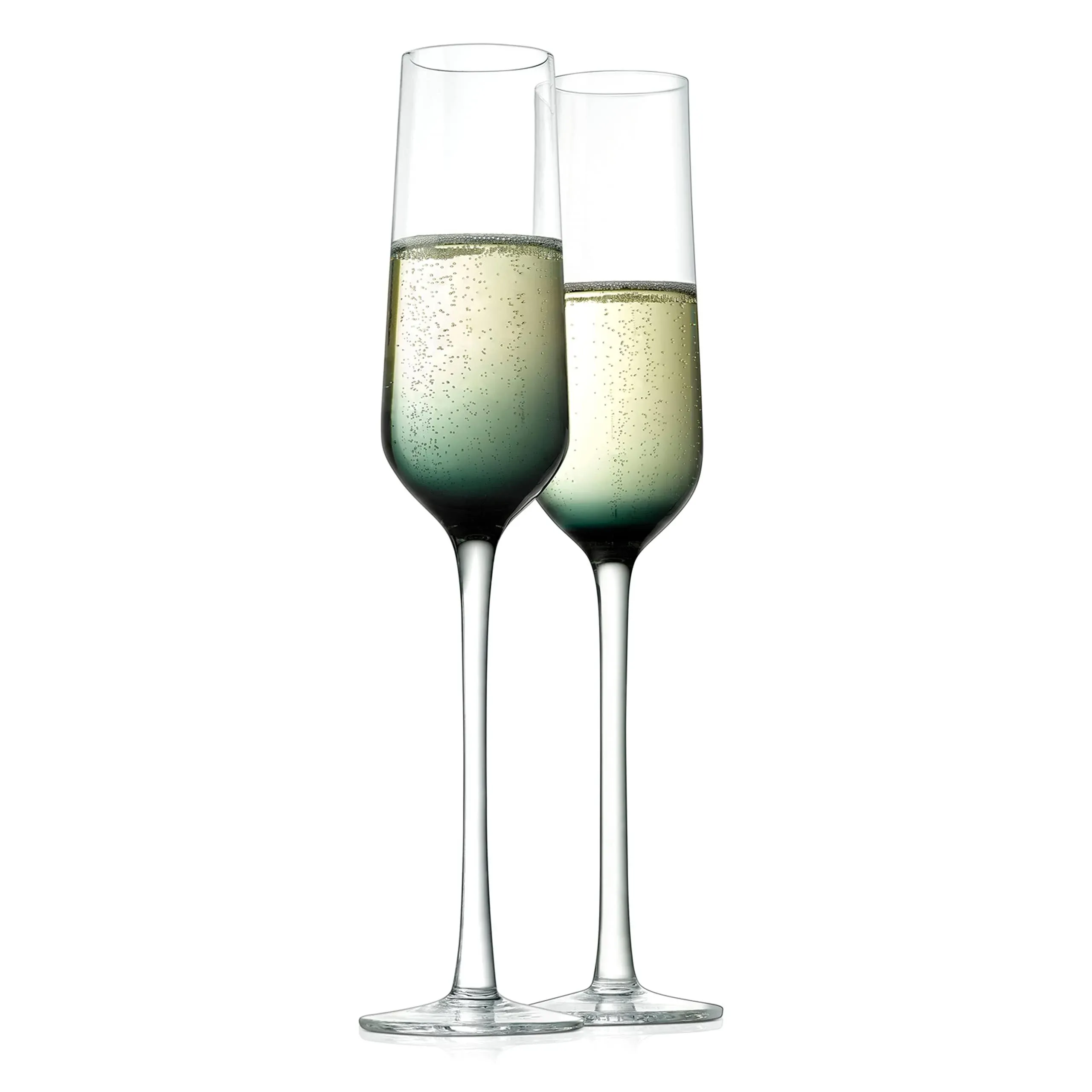 Nutrichef Crystal Champagne Flutes