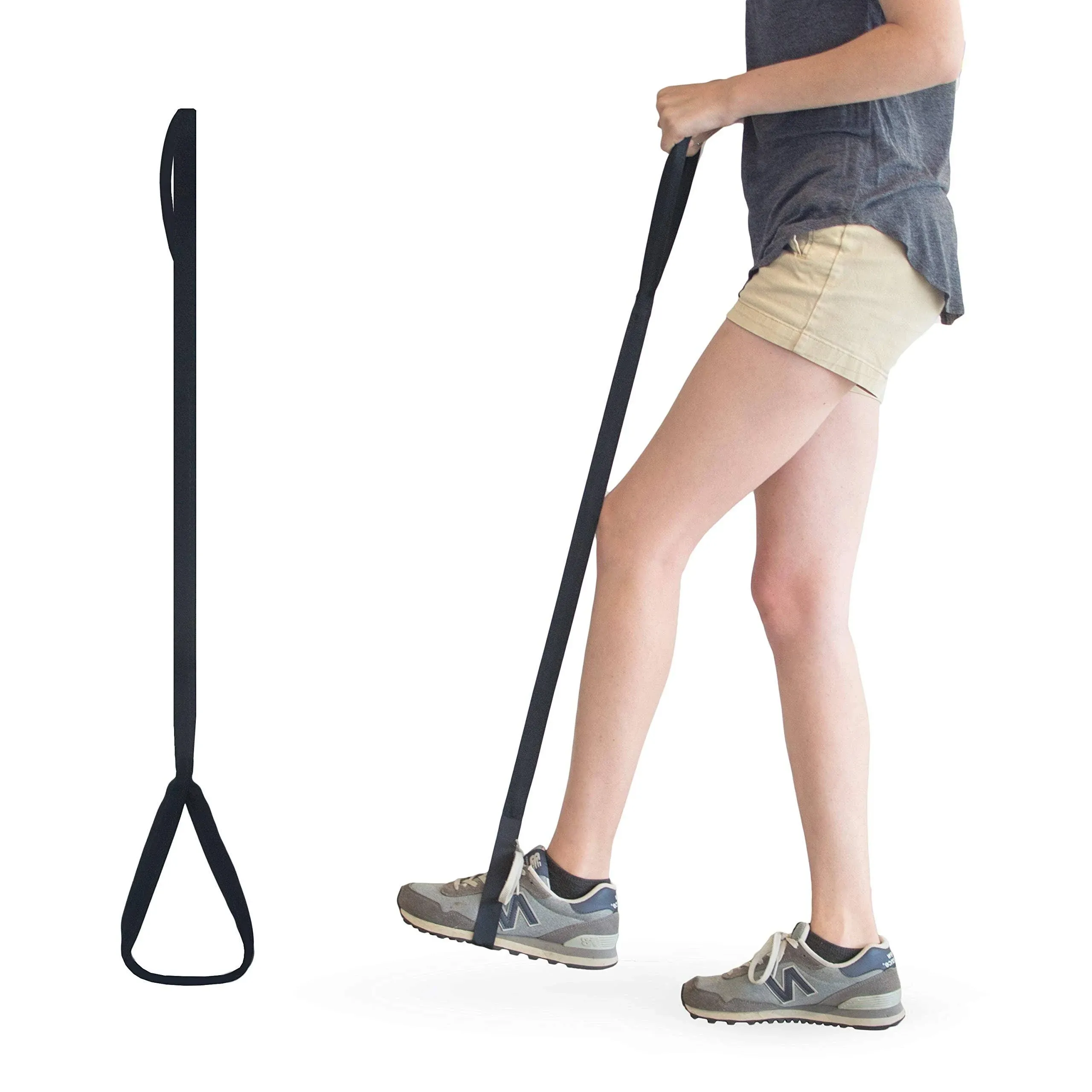 RMS 35 Inch Long Leg Lifter - Durable &amp; Rigid Hand Strap &amp; Foot Loop - Ideal Mob