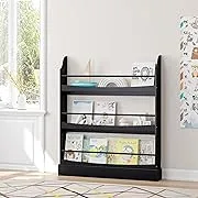 UTEX Kids Bookshelf,Children's Bookcases and Storage, Kids Bookcase Rack Wall for Bedroom,Study Living Room,White