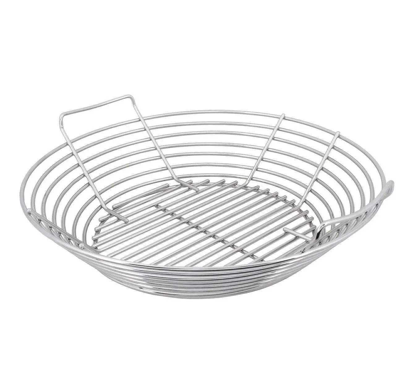 Charcoal Basket for 18-Inch Kamado Grills - Stainless Steel - Fits Big Green Egg Large  Kamado Joe Classic  BBQGuys Kamado - BBQ-CAB-14-SS