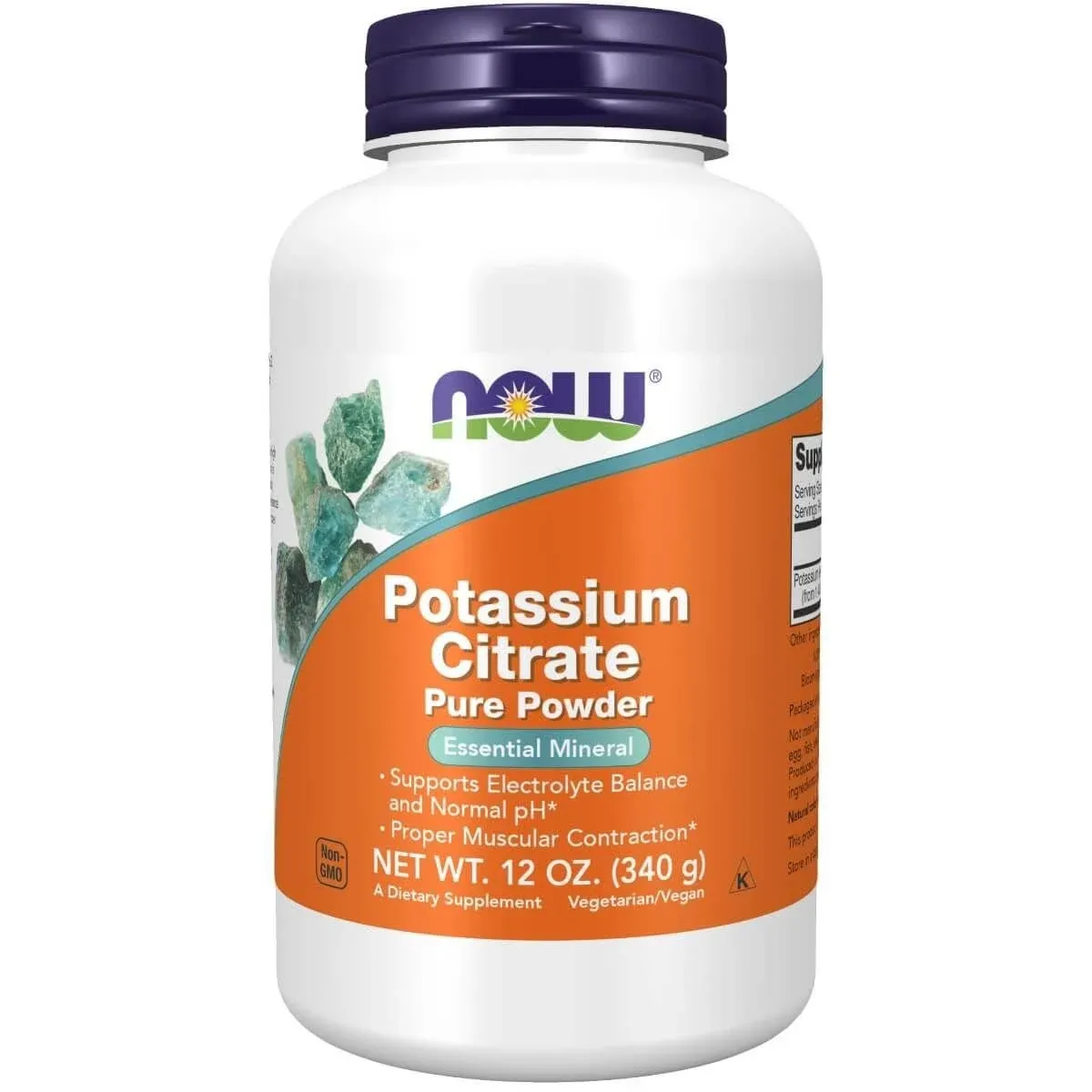 Citrate de Potassium 340 G - Now Foods