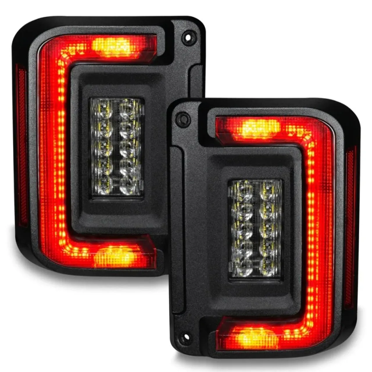 Oracle Lighting Flush Mount LED Tail Lights Jeep Wrangler JK 5891-504