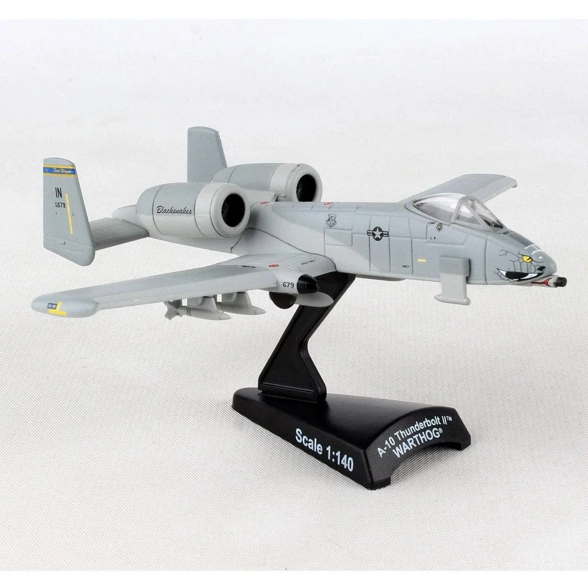 Fairchild Republic A-10 Thunderbolt II Warthog Aircraft "163rd Fighter Squadron Blacksnakes"