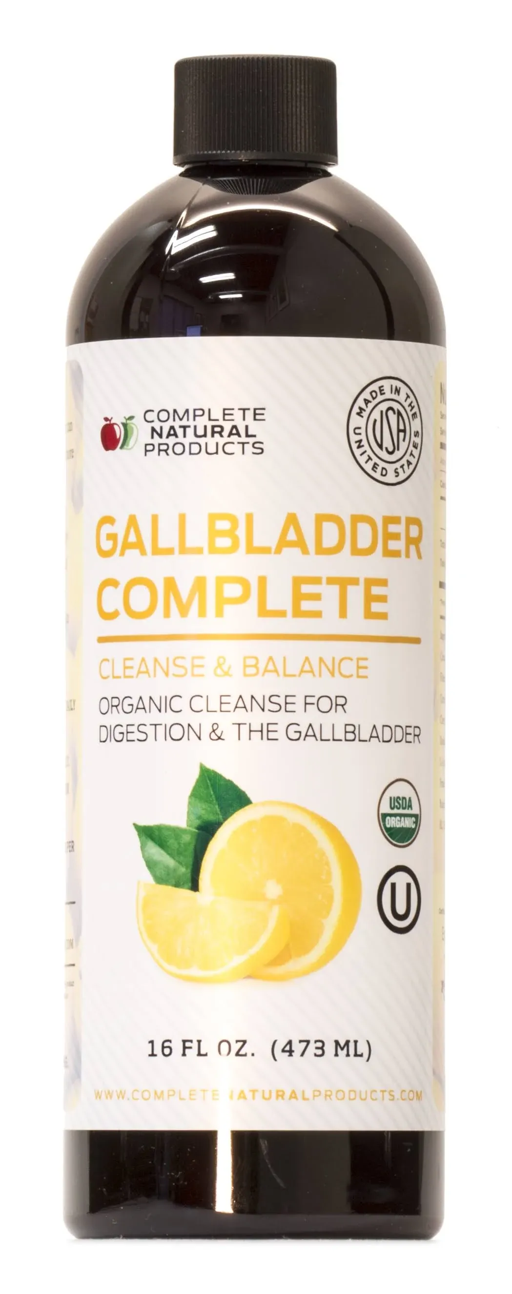 Gallbladder Complete 8oz Organic Liquid Concentrate - Digestive Vinegar Bitters Supplement