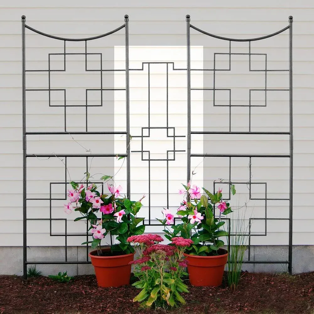 Achla Designs Square-on-Squares Center Link Trellis