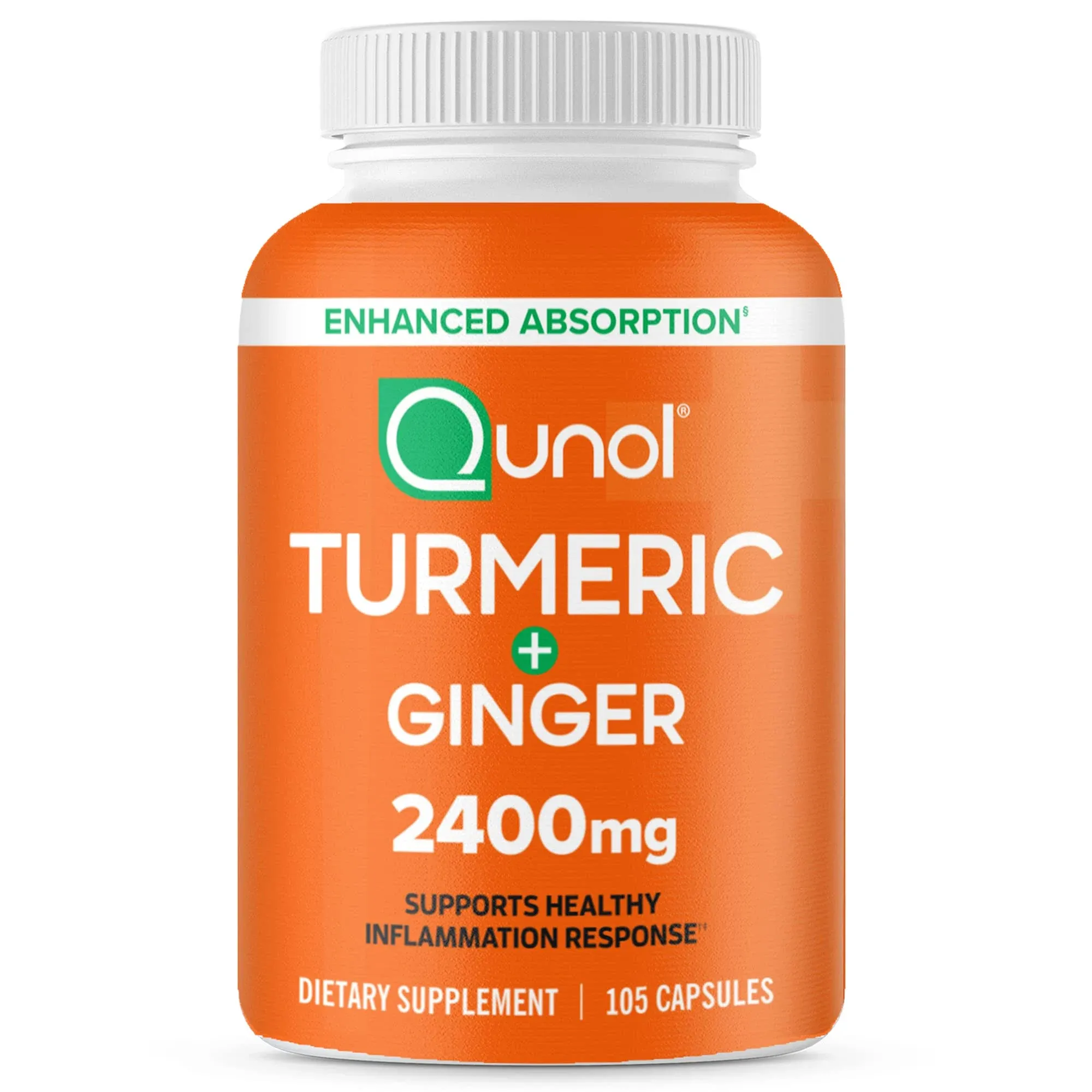 Qunol Turmeric 2400mg with Ginger and Black Pepper