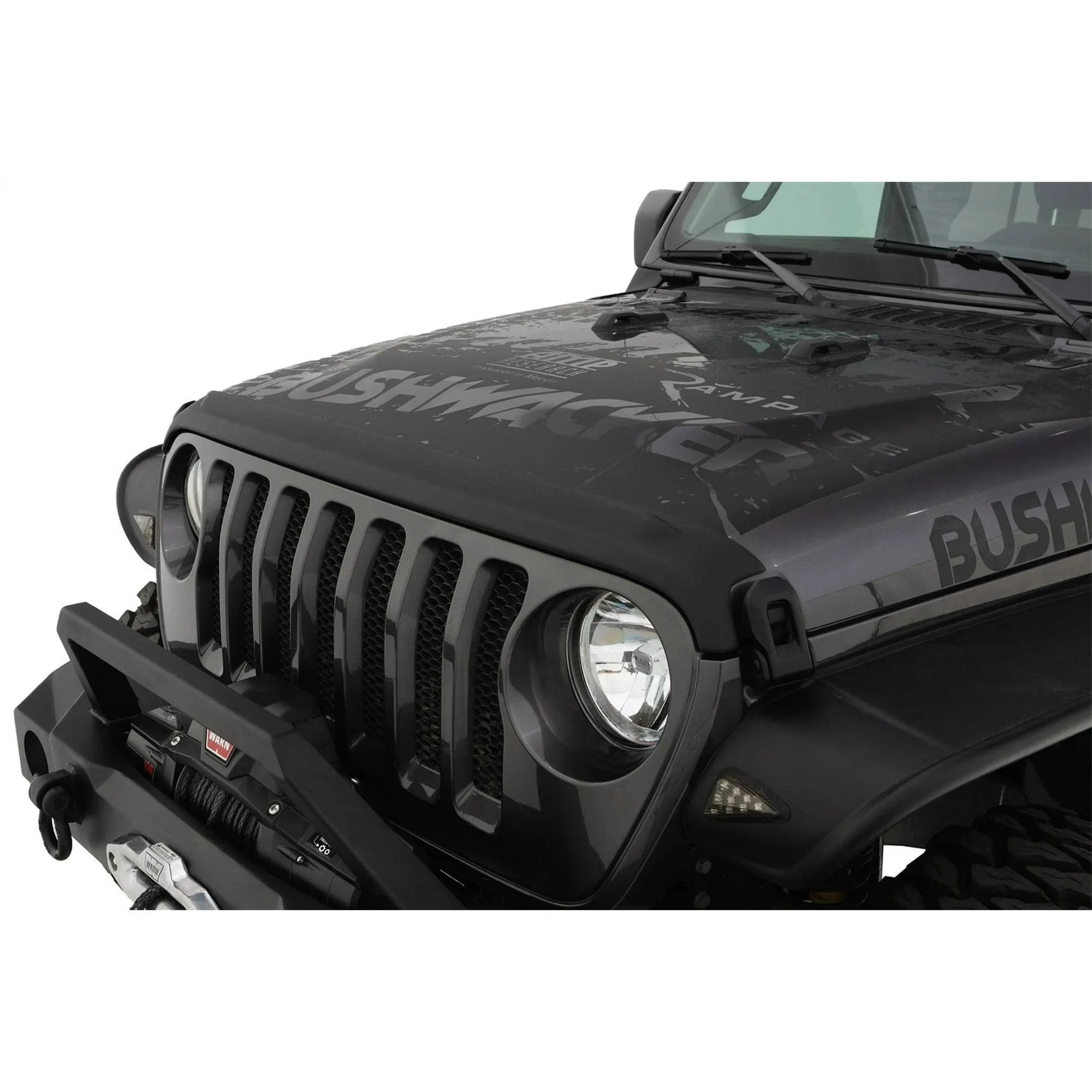 Bushwacker Jeep Wrangler Trail Armor Hood Stone Guard - 14093