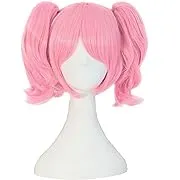 MapofBeauty 35 cm Lolita Sweet and Lovely Straight Anime Cosplay Wig (Pink)MapofBeauty 35 cm Lolita Sweet and Lovely Straight A…