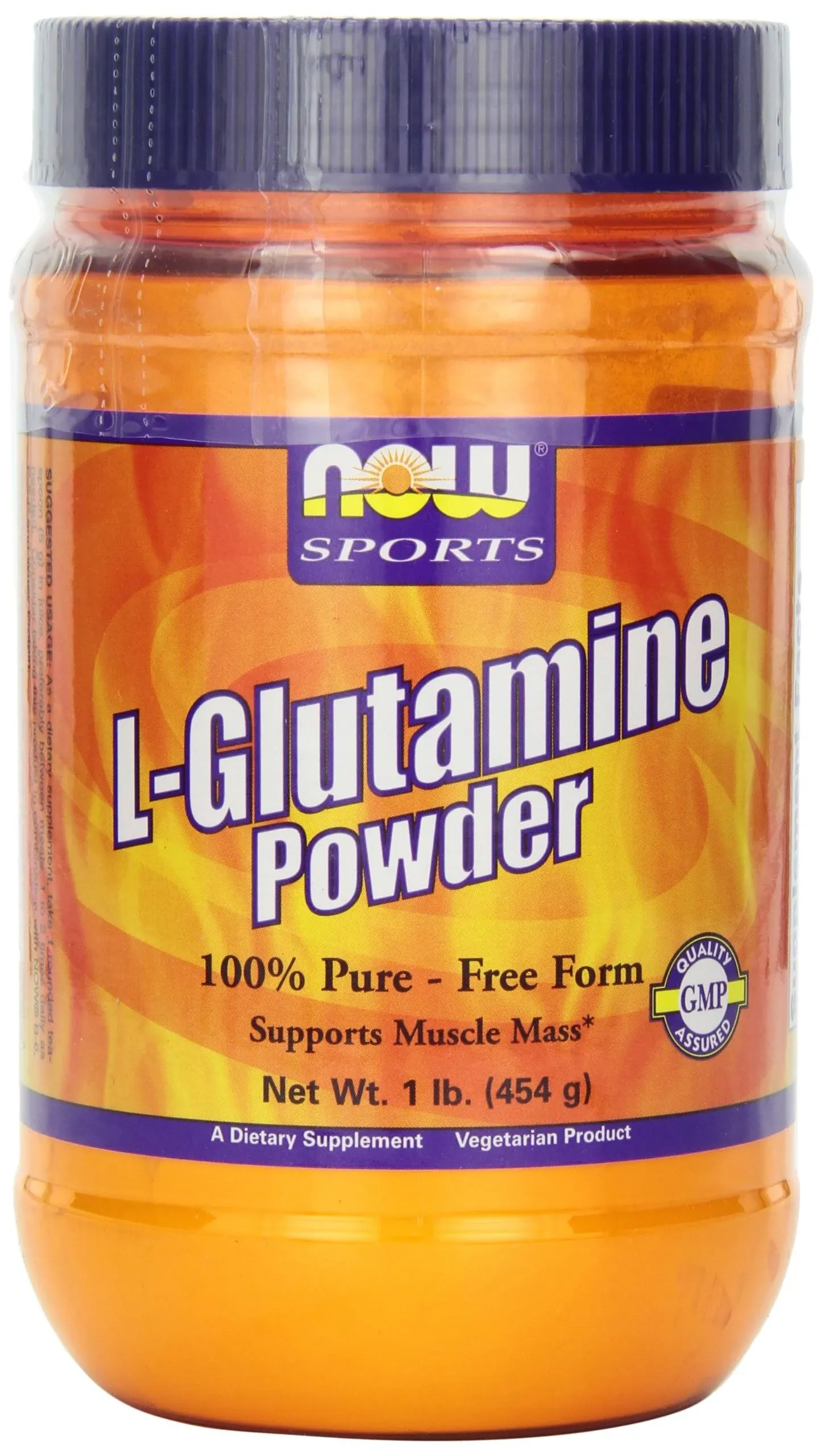 Now Foods L-Glutamine Powder - 16 oz tub