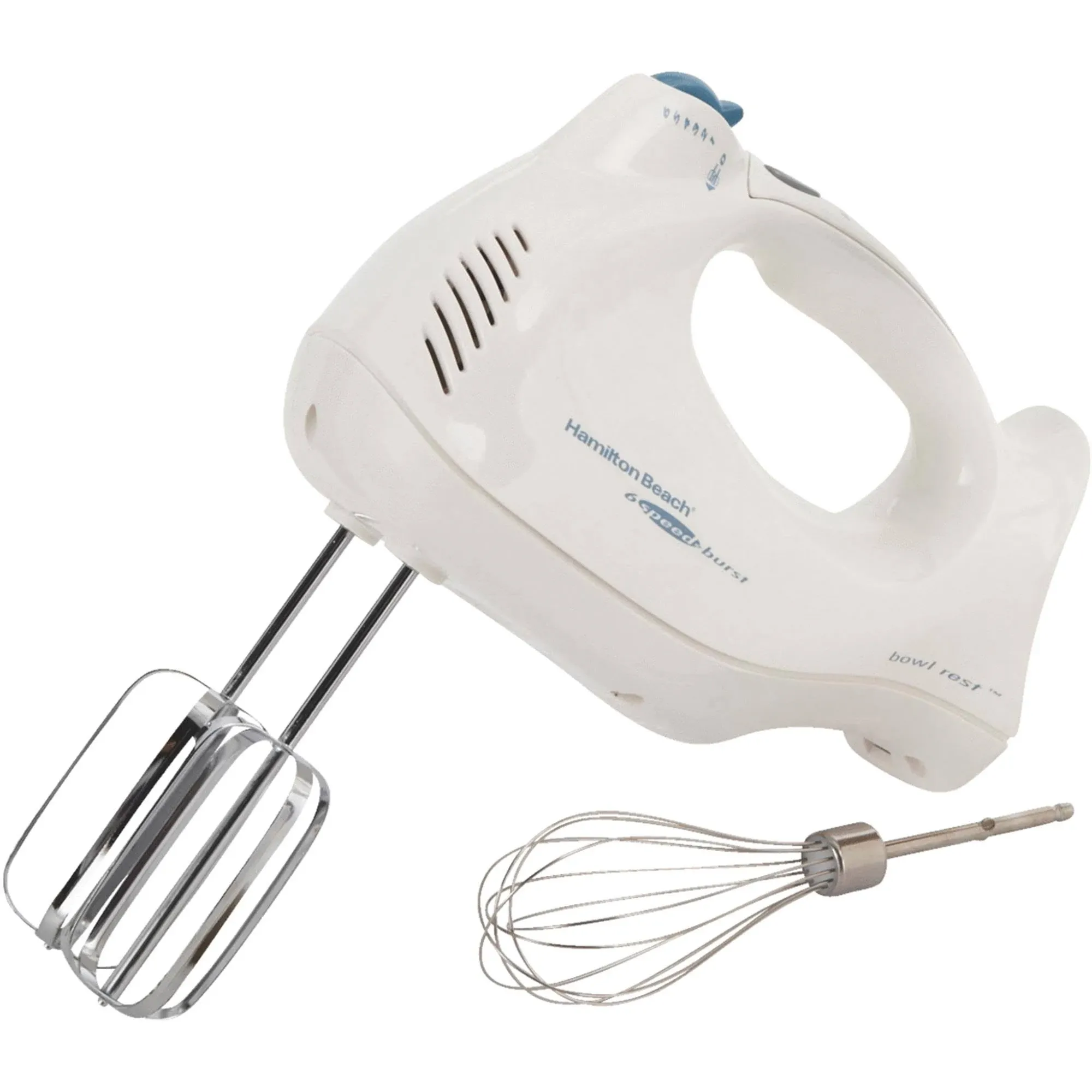 Hand Mixer Hamilton Beach Deluxe Electric Kitchen Storage Case Baking NIB