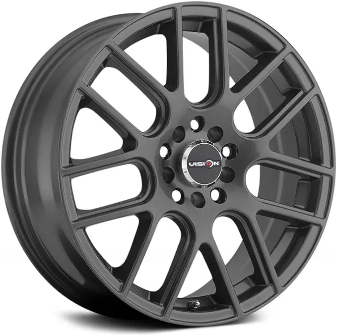 Vision 426 Cross Gunmetal Wheel with Painted Finish (17x7.5"/5x100mm)