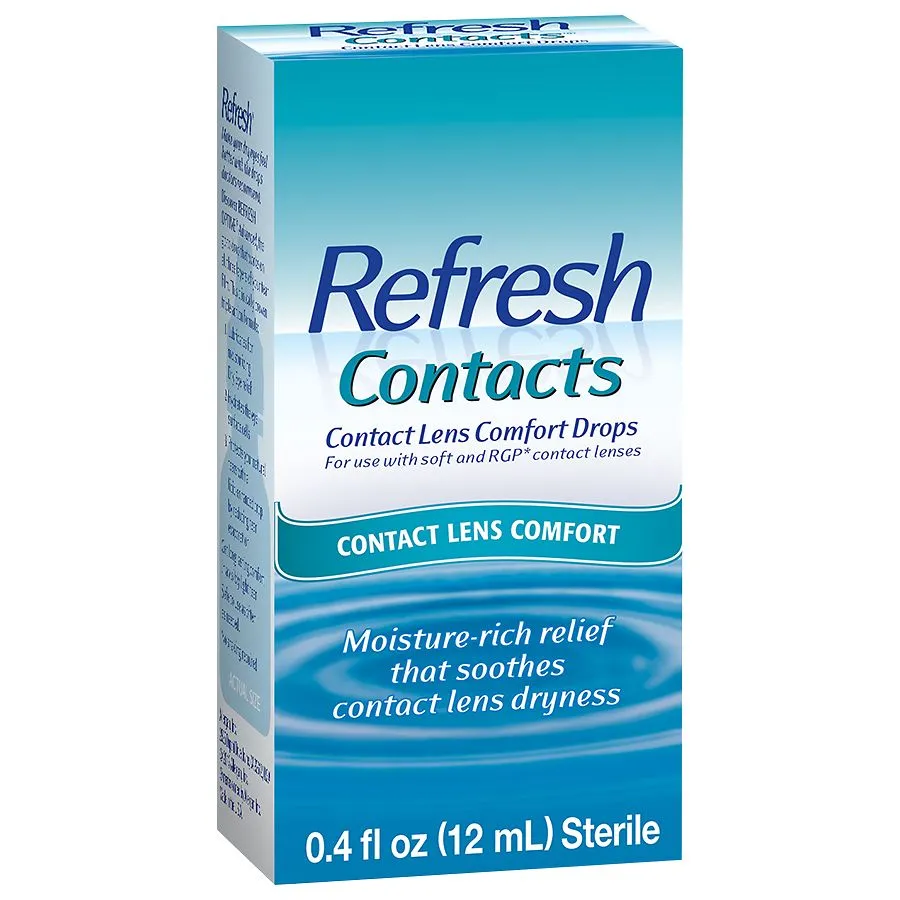 Refresh Contacts Contact Lens Comfort Drops 0.4 fl oz (12ml) Sterile