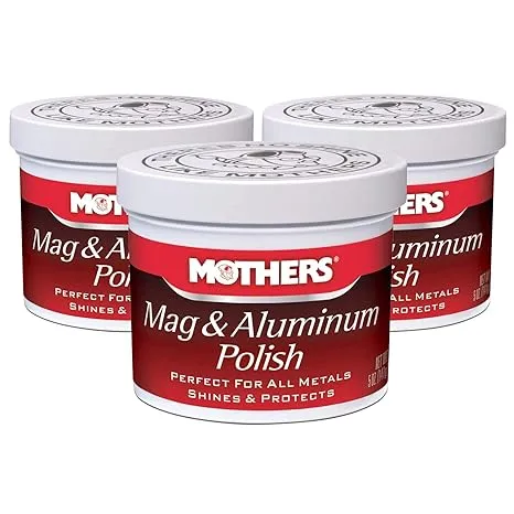 Mothers Mag and Aluminum Polish, 5 oz. Car Metal Polish (3)