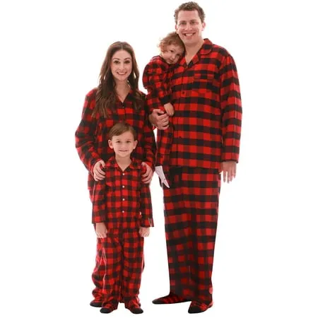 Boy's #followme Family Pajamas Flannel Kids Pajama Set