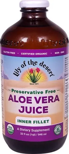 Lily of The Desert Inner Fillet Aloe Vera Juice  - 32 fl oz bottle