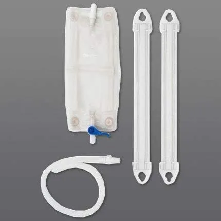 Hollister Urinary Leg Bag Kit Anti-Reflux Valve 350 mL Vinyl, 9645 - Sold by: Pack of One