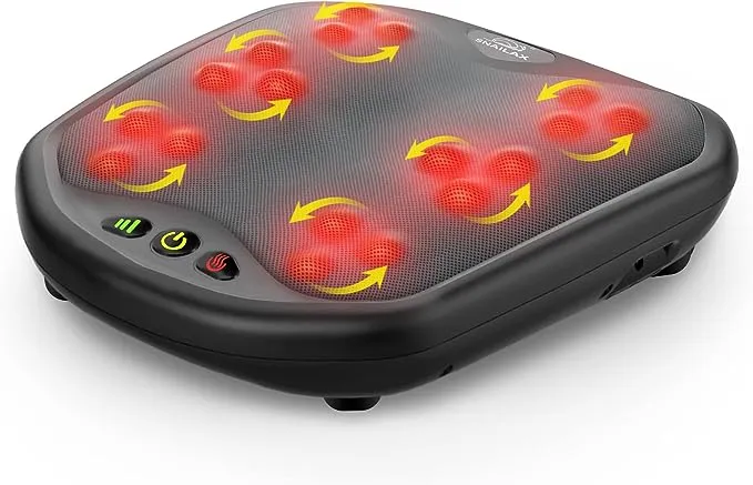 Snailax Shiatsu Kneading 2 in 1 Foot & Back Massager -593