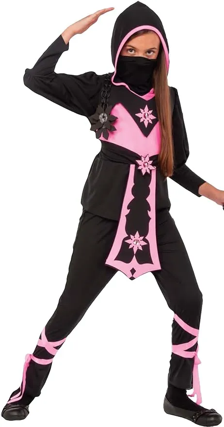 Pink Crystal Ninja Costume Large