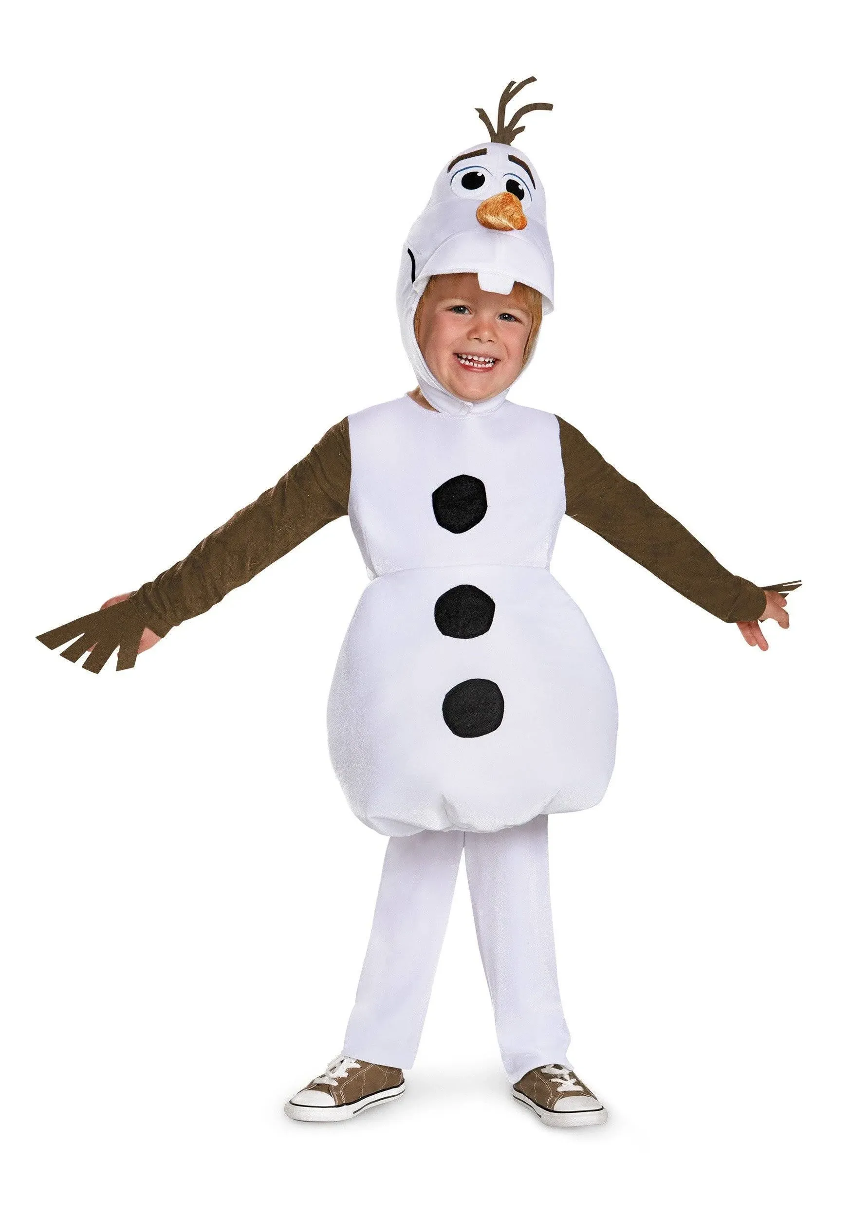 Disguise Disfraz clásico de Olaf para niños, disfraz oficial de Halloween de Frozen