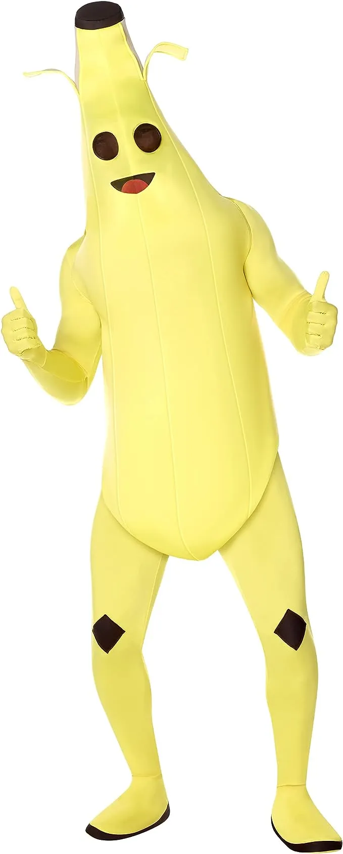 Spirit Halloween Fortnite Adult Peely Costume | Officially Licensed | Group Costume | Video Game Cosplay | Banana Costume