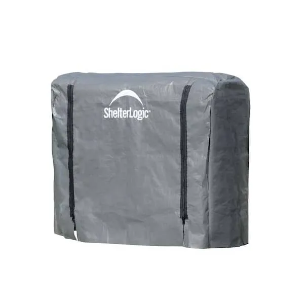 ShelterLogic Firewood Rack-in-a-Box Universal Full Length Cover for Firewood Storage Racks, Fits Most 4-Feet Firewood Racks